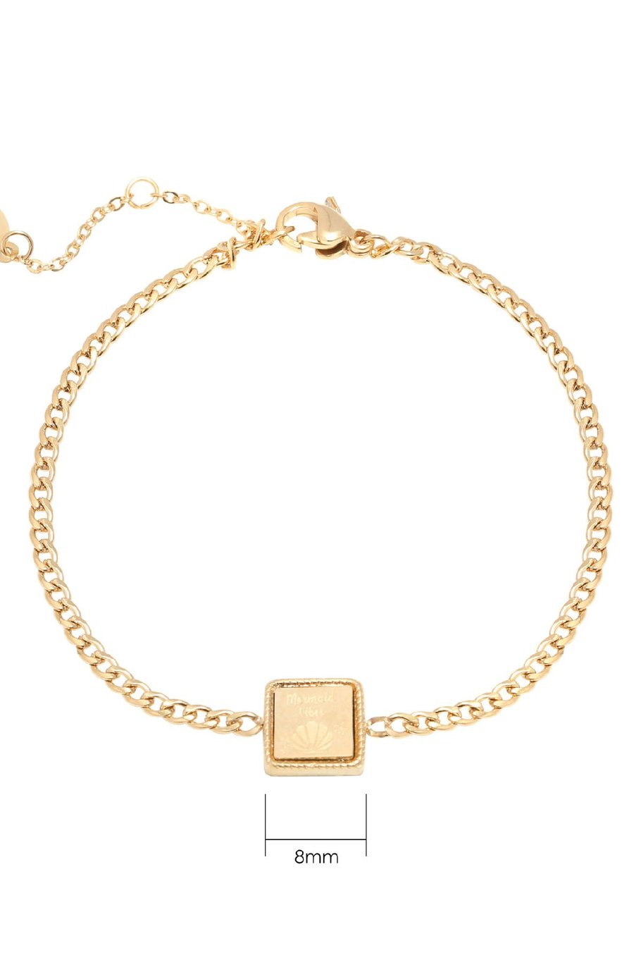 Bracelet Mermaid Vibes Gold Color Stainless Steel Picture3